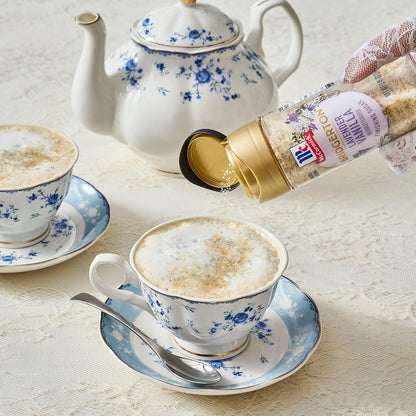 McCormick Bridgerton Finishing Sugar – Romantic Valentine's Day Gift for Period Drama Fans, Floral Vanilla Baking Garnish
