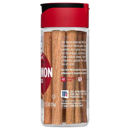 McCormick Cinnamon Sticks – Simple Single-Ingredient Spice for Restraint-Focused Home Cooks