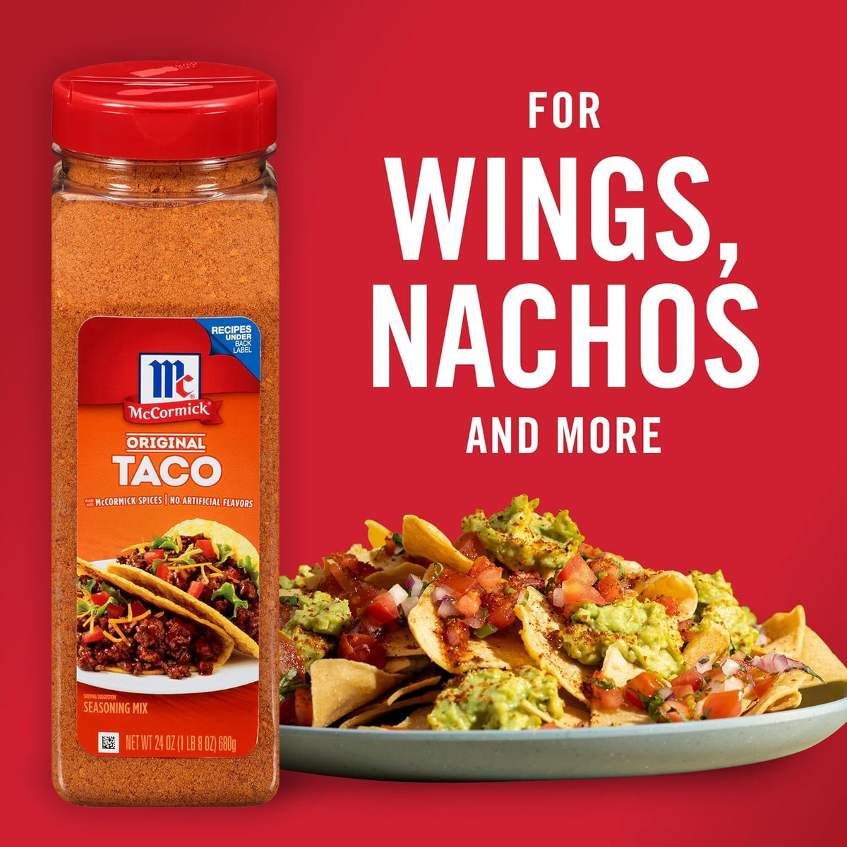 McCormick Culinary Taco Seasoning Mix 24 oz – No MSG Added Taco Seasoning for Streamlined Kitchen Workflow and Recipe Standardization