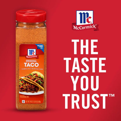 McCormick Culinary Taco Seasoning Mix 24 oz – No MSG Added Taco Seasoning for Streamlined Kitchen Workflow and Recipe Standardization