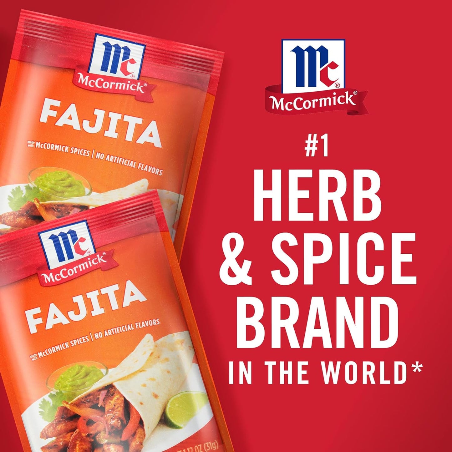 McCormick Fajita Seasoning Mix – Mild Spiced Dinner Helper for Busy Parents Cooking Chicken and Cheese Quesadillas