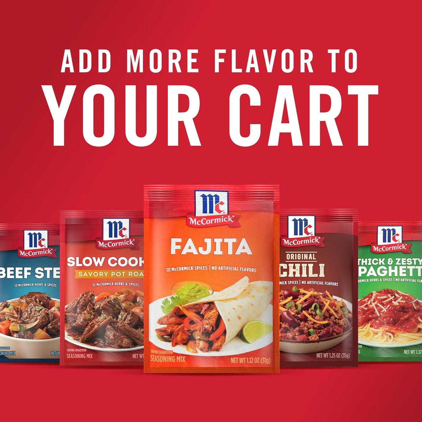 McCormick Fajita Seasoning Mix – Mild Spiced Dinner Helper for Busy Parents Cooking Chicken and Cheese Quesadillas