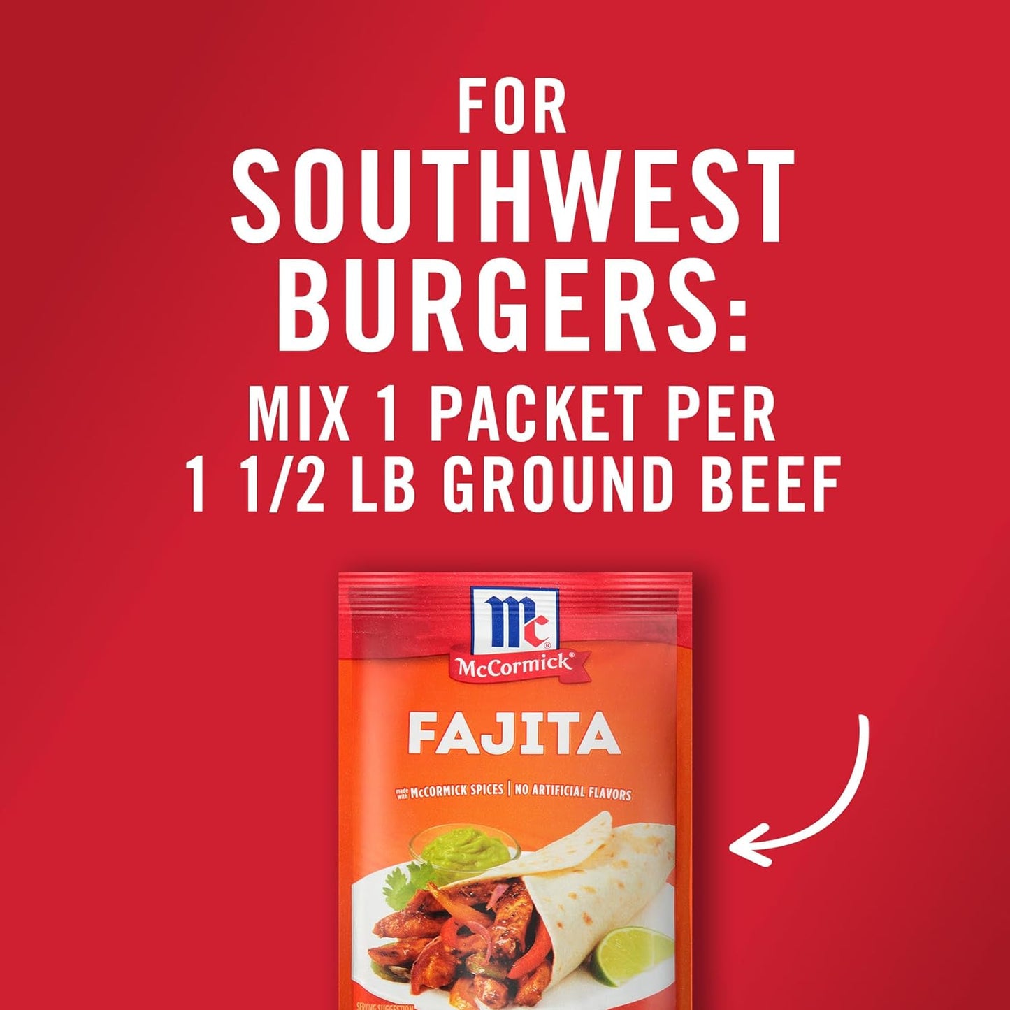 McCormick Fajita Seasoning Mix – Mild Spiced Dinner Helper for Busy Parents Cooking Chicken and Cheese Quesadillas