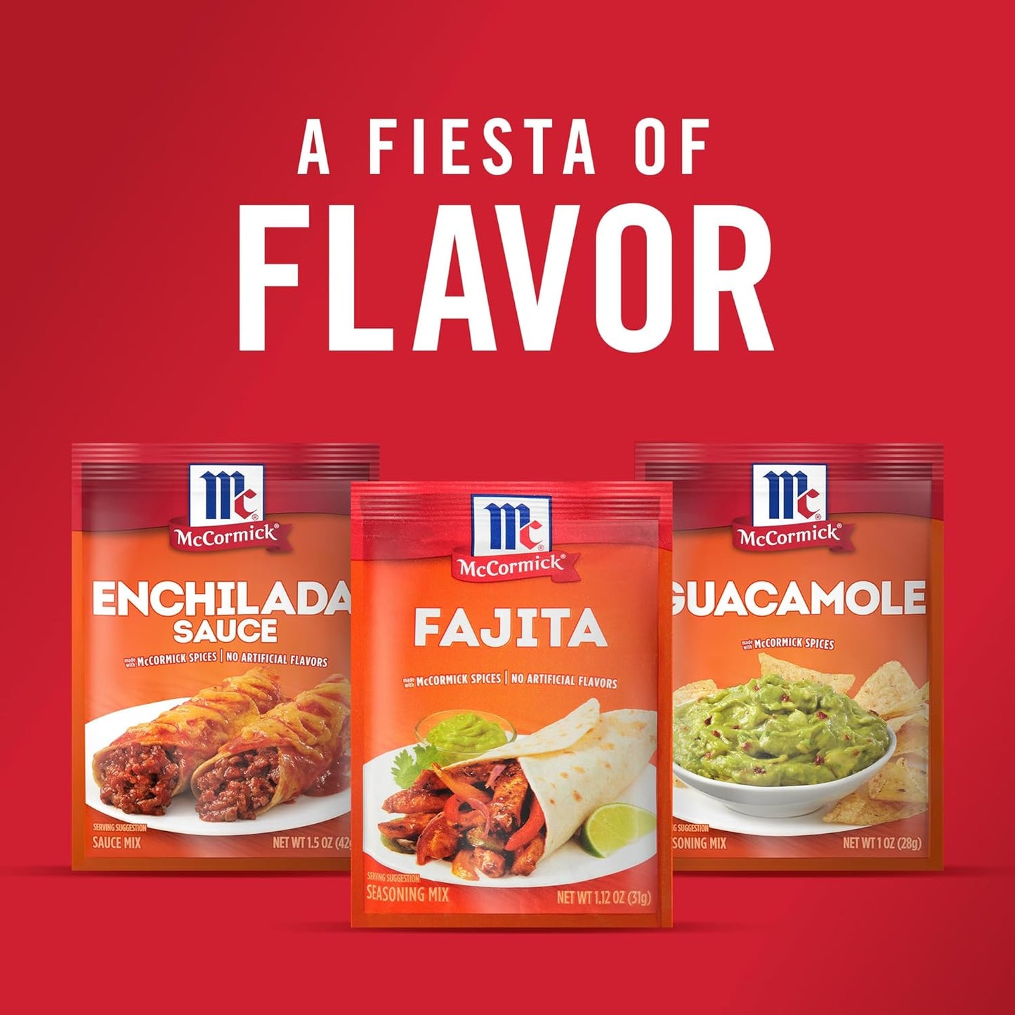McCormick Fajita Seasoning Mix – Mild Spiced Dinner Helper for Busy Parents Cooking Chicken and Cheese Quesadillas