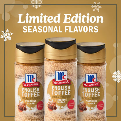 McCormick Finishing Sugar – Holiday Dessert Table Decor, Visual Finishing Touch for Cakes and Glasses