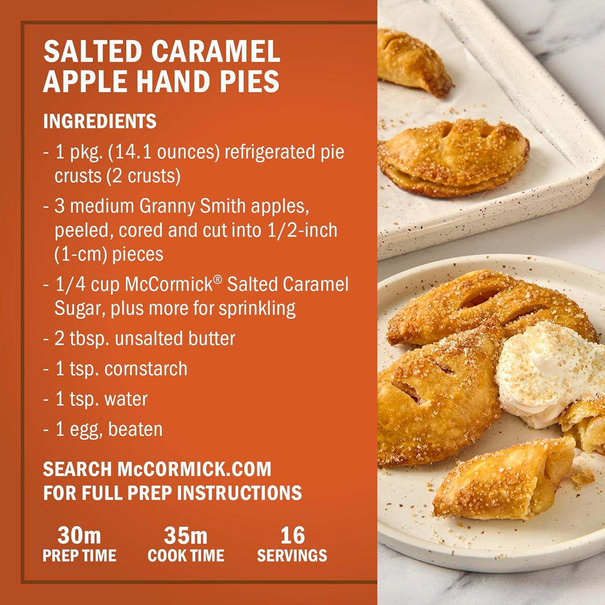 McCormick Finishing Sugar, Salted Caramel Coarse Sugar Blend – No-Heat Required Baking Topping for Family Movie Night Treats