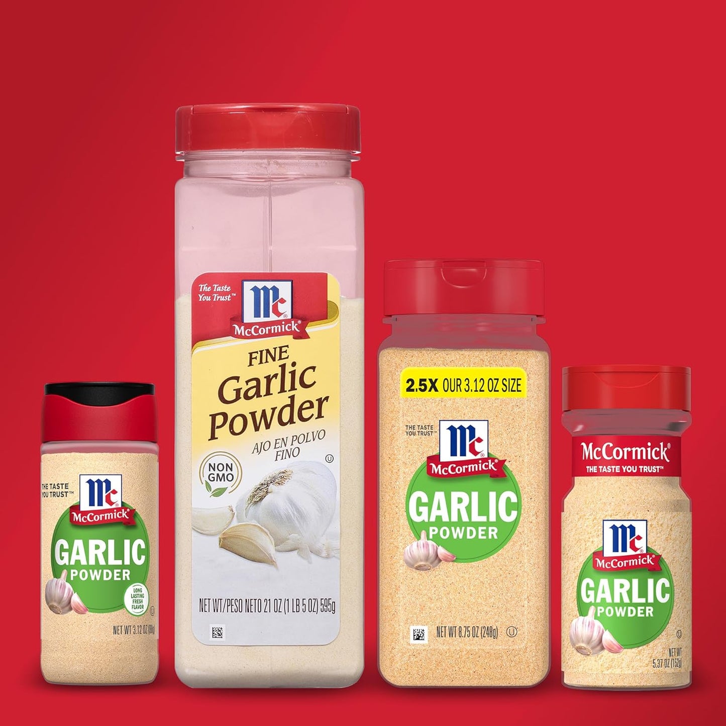 McCormick Garlic Powder – Fine-Texture Seasoning for Speedy Recipe Execution, 8.75 oz