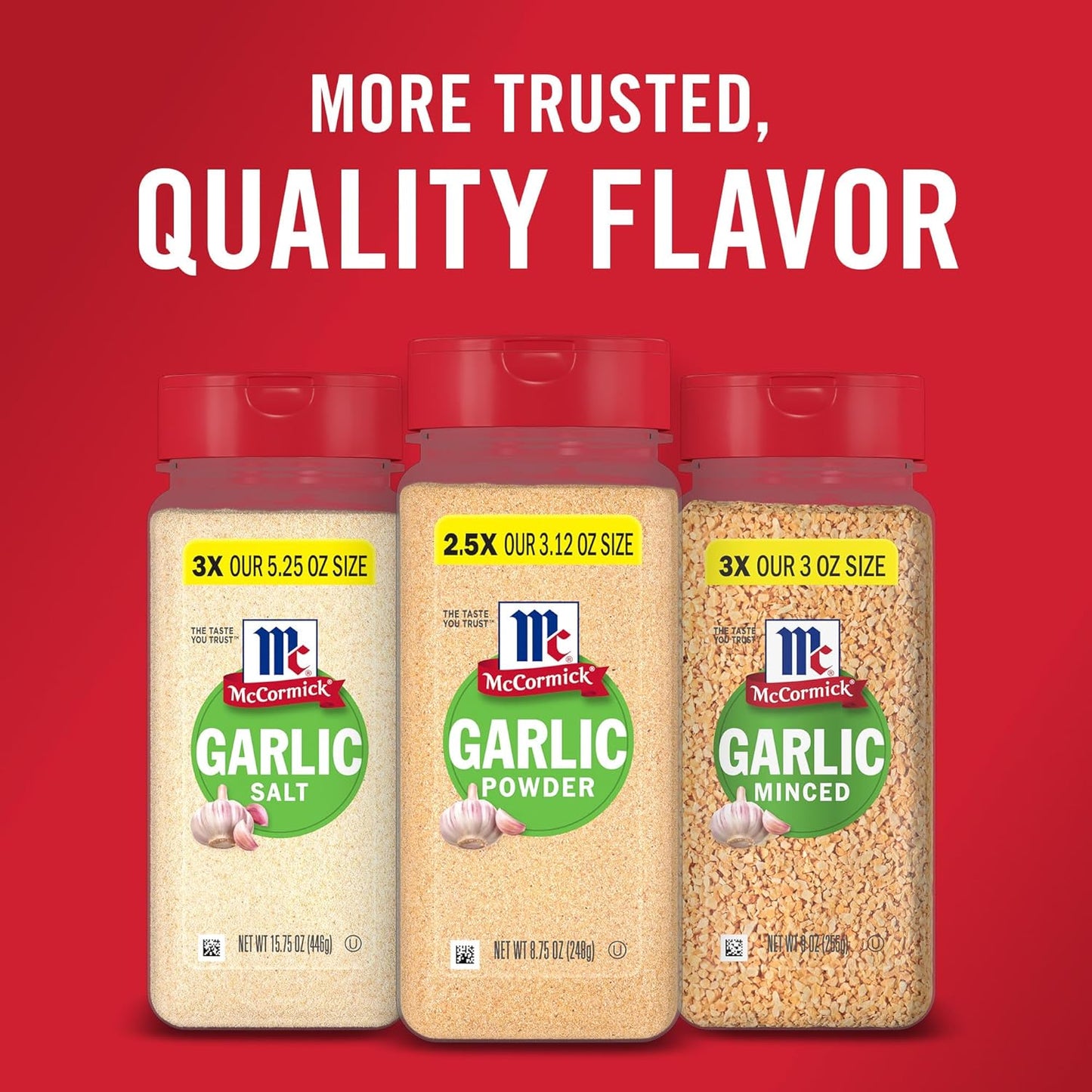 McCormick Garlic Powder – Fine-Texture Seasoning for Speedy Recipe Execution, 8.75 oz