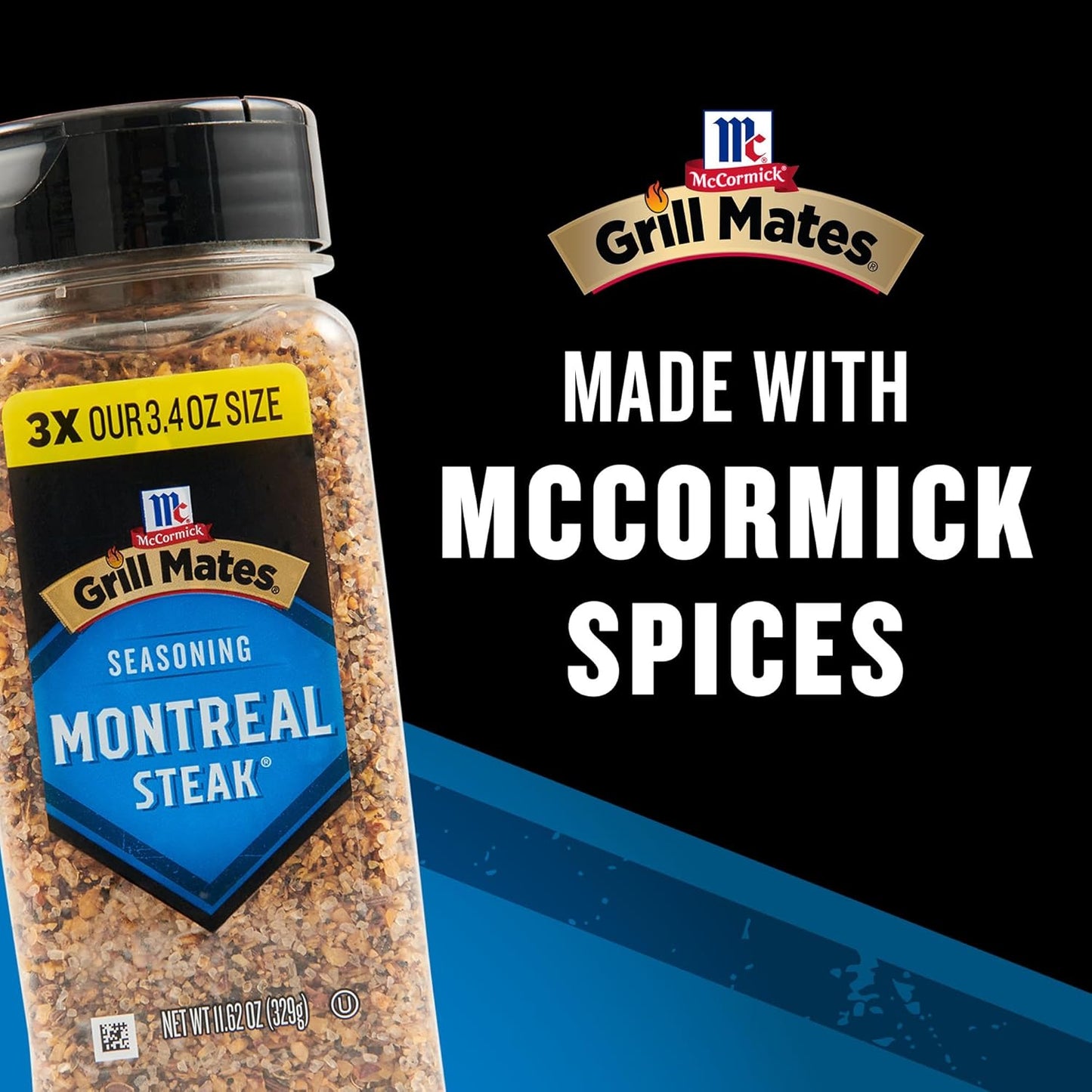 McCormick Grill Mates Montreal Steak Seasoning – Ready-to-Give Grill Master Gift for Men Who Cook Outdoors