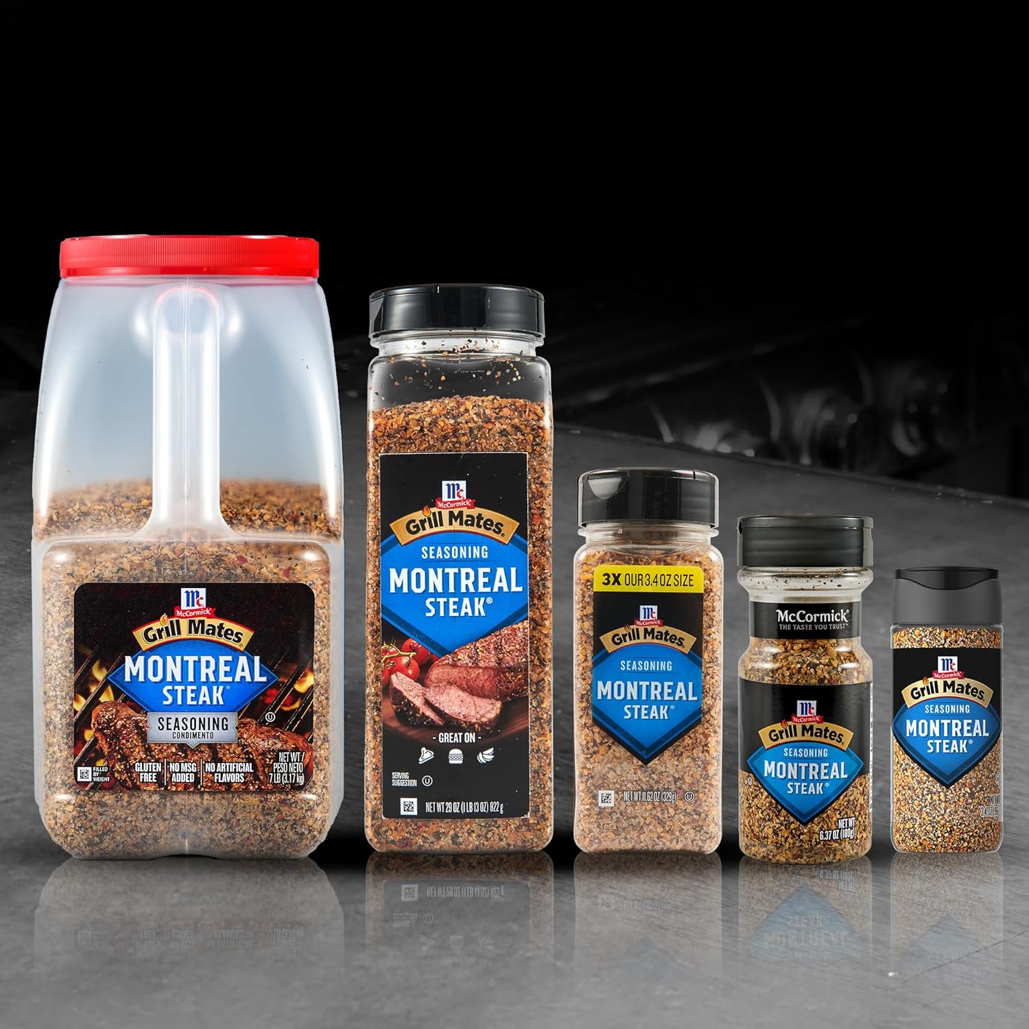 McCormick Grill Mates Montreal Steak Seasoning – Ready-to-Give Grill Master Gift for Men Who Cook Outdoors