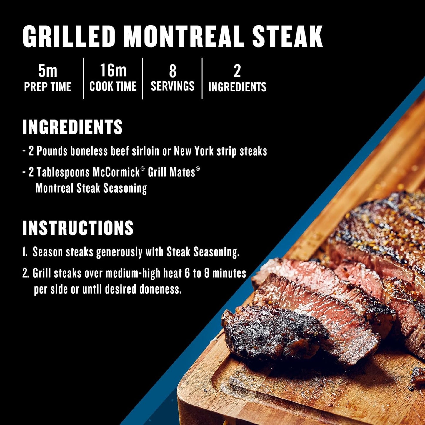 McCormick Grill Mates Montreal Steak Seasoning – Ready-to-Give Grill Master Gift for Men Who Cook Outdoors