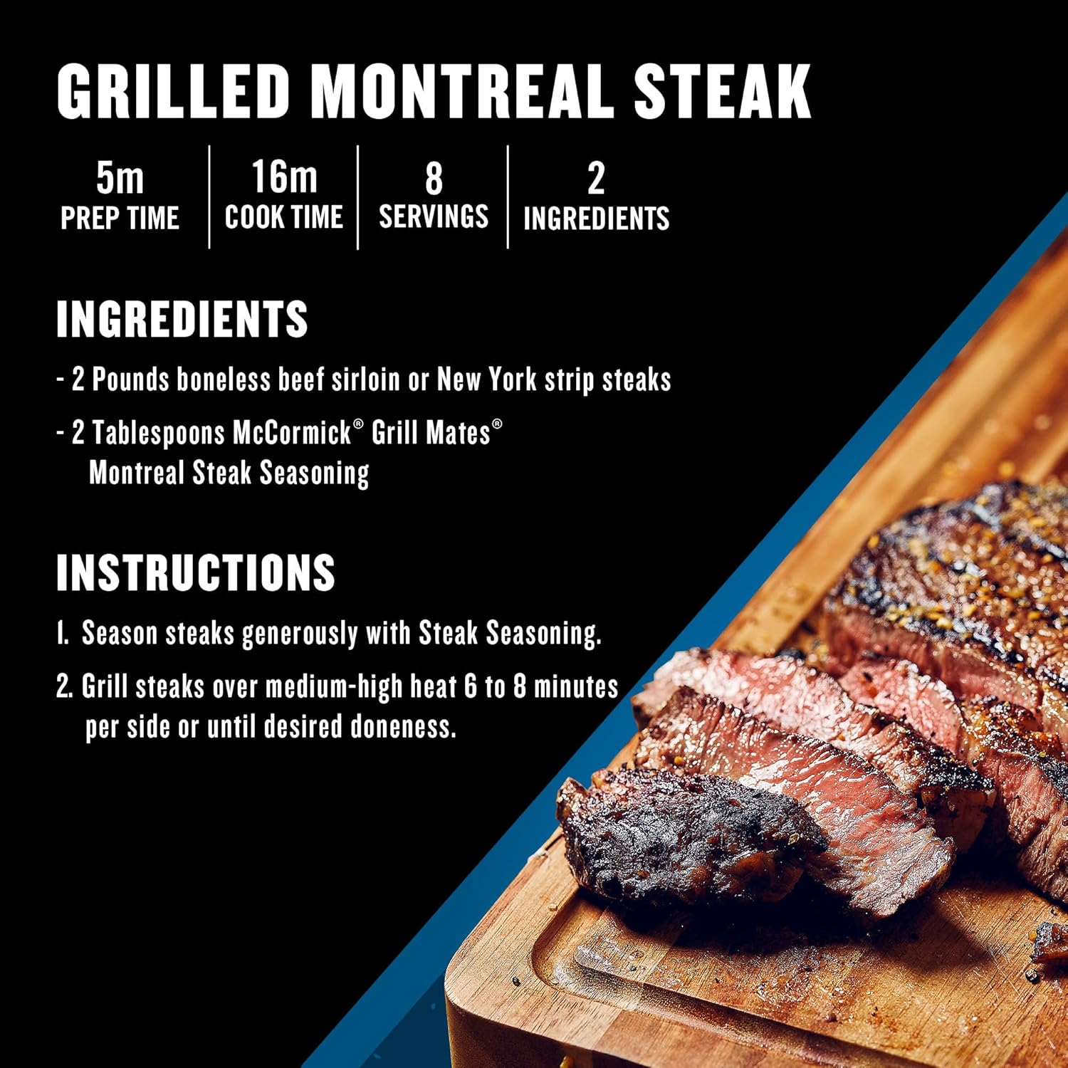 McCormick Grill Mates Montreal Steak Seasoning – Ready-to-Give Grill Master Gift for Men Who Cook Outdoors