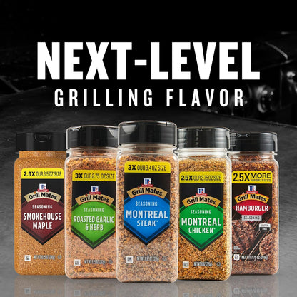 McCormick Grill Mates Montreal Steak Seasoning – Ready-to-Give Grill Master Gift for Men Who Cook Outdoors
