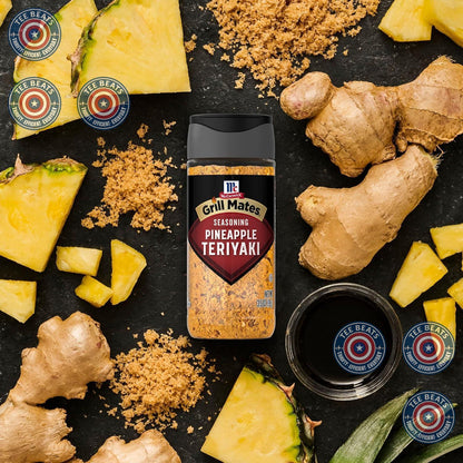 McCormick Grill Mates Pineapple Teriyaki Blend for Balanced Flavor Routines, Tamari and Pineapple Notes Without Heavy Marinades