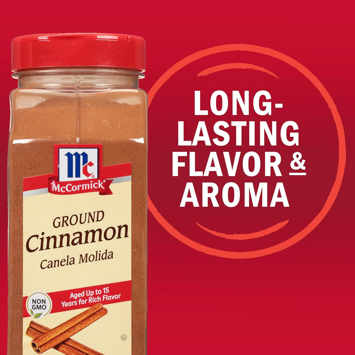 McCormick Ground Cinnamon, 18 oz – Non-GMO Pantry Essential for Healthy Morning Rituals