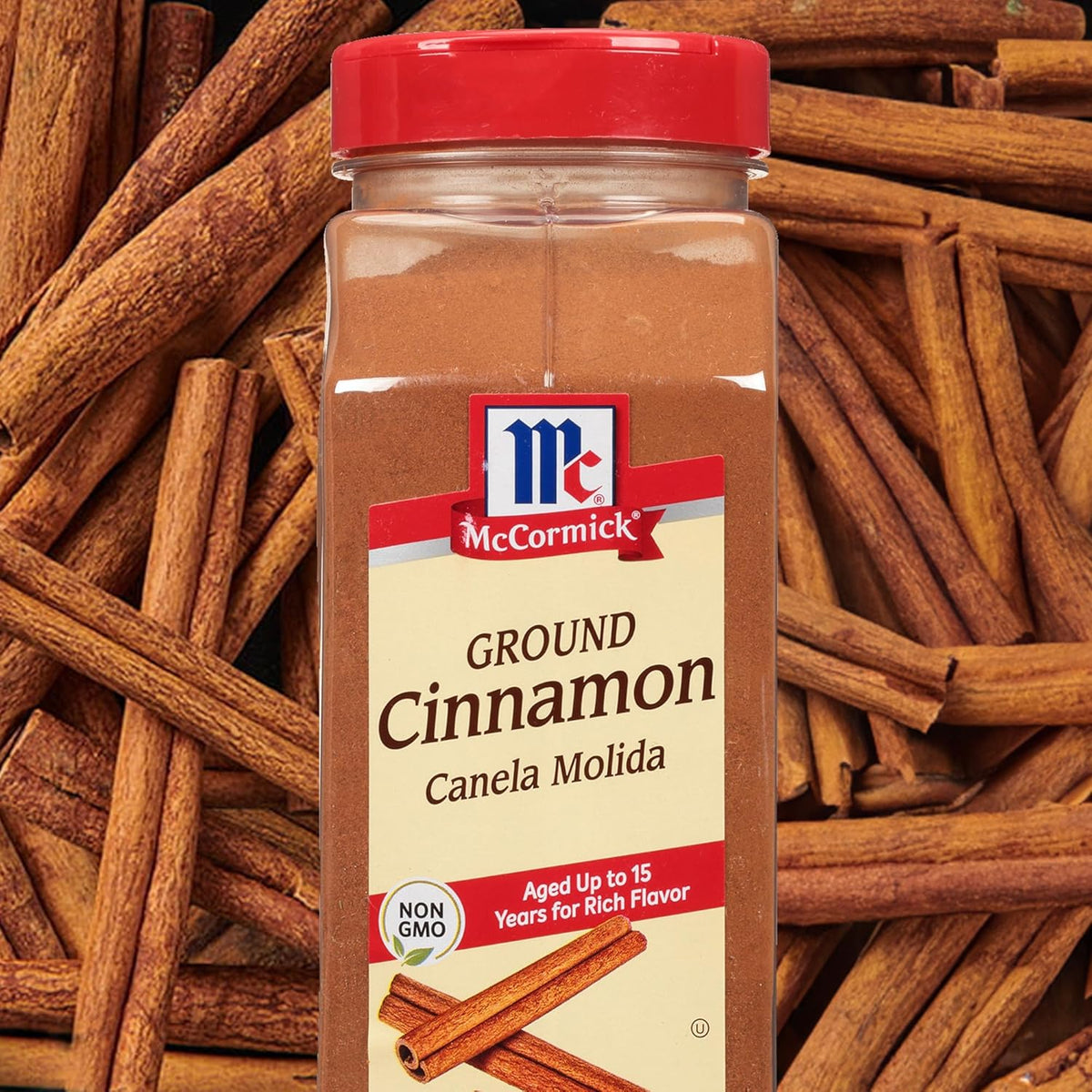 McCormick Ground Cinnamon, 18 oz – Non-GMO Pantry Essential for Healthy Morning Rituals