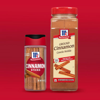 McCormick Ground Cinnamon, 18 oz – Non-GMO Pantry Essential for Healthy Morning Rituals