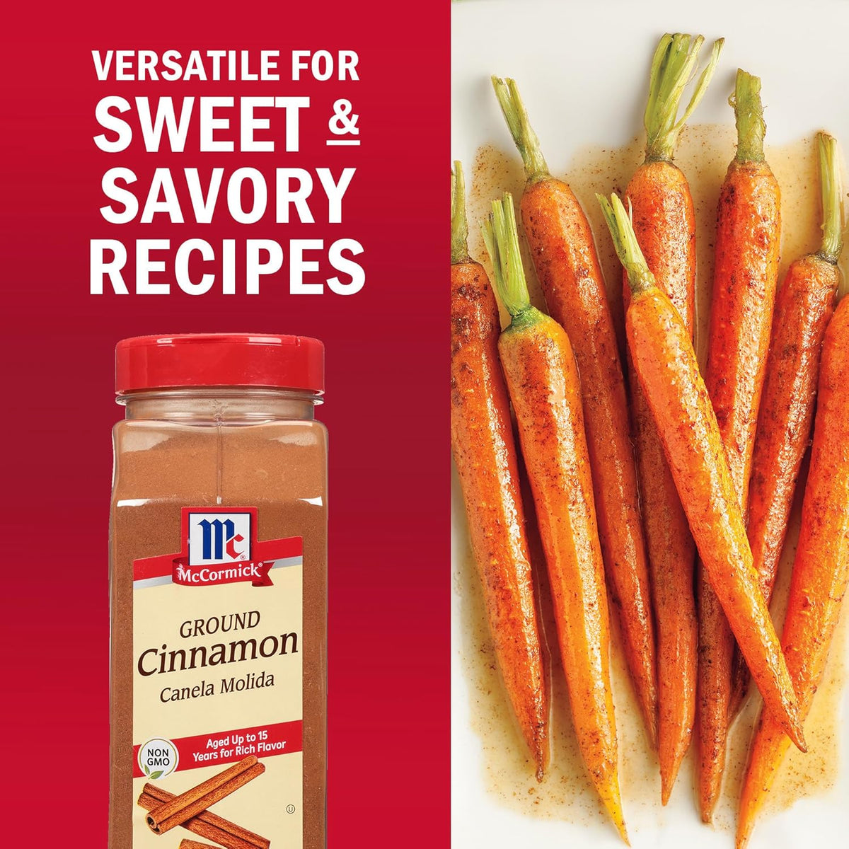 McCormick Ground Cinnamon, 18 oz – Non-GMO Pantry Essential for Healthy Morning Rituals