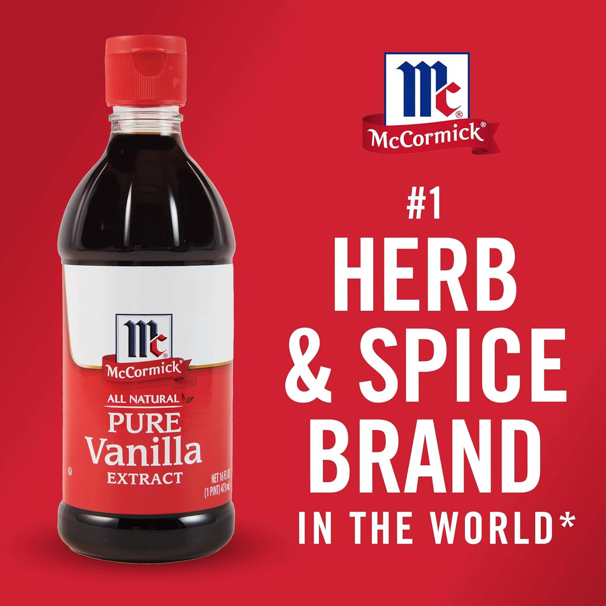 McCormick Madagascar Vanilla Extract for the Home Baker in Your Life, Luxurious Gluten Free Gift for Valentine's Day and Christmas