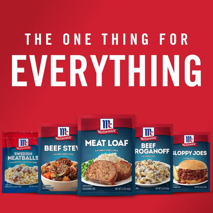 McCormick Meat Loaf Seasoning Mix – Simple Ingredient Pantry Staple for Clean Eating Households