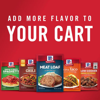 McCormick Meat Loaf Seasoning Mix – Simple Ingredient Pantry Staple for Clean Eating Households