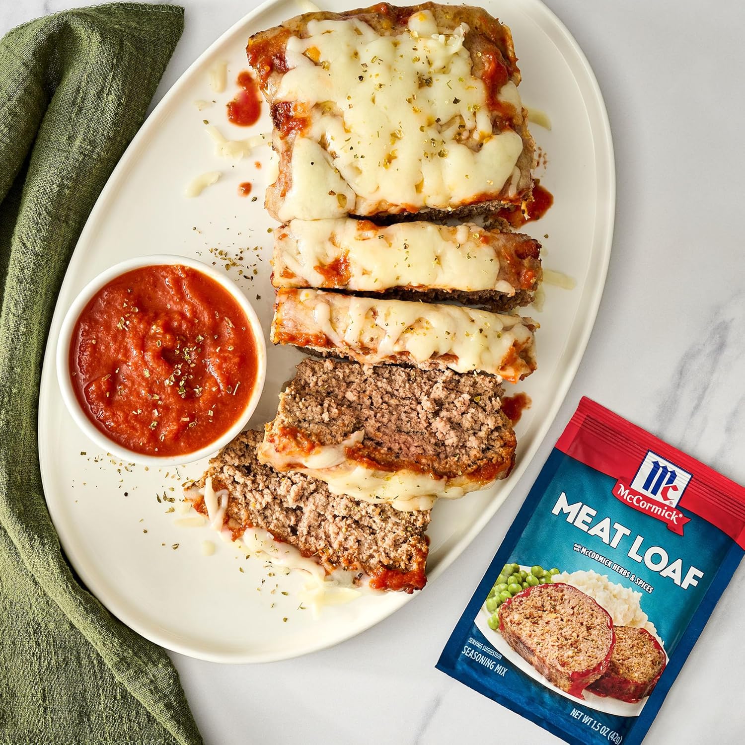 McCormick Meat Loaf Seasoning Mix – Simple Ingredient Pantry Staple for Clean Eating Households
