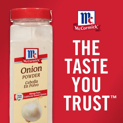 McCormick Onion Powder 7.62 oz – Low-Sodium Flavor Boost for Heart-Healthy Cooking