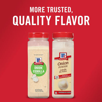 McCormick Onion Powder 7.62 oz – Low-Sodium Flavor Boost for Heart-Healthy Cooking