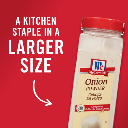 McCormick Onion Powder 7.62 oz – Low-Sodium Flavor Boost for Heart-Healthy Cooking