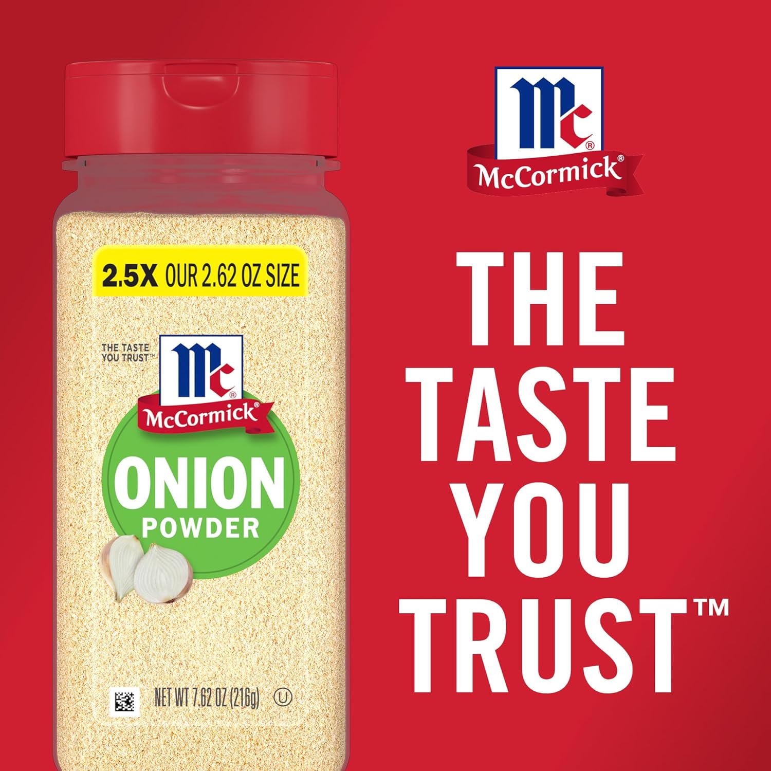 McCormick Onion Powder 7.62 oz – Pure Dehydrated Onion for Clean Eating Routines