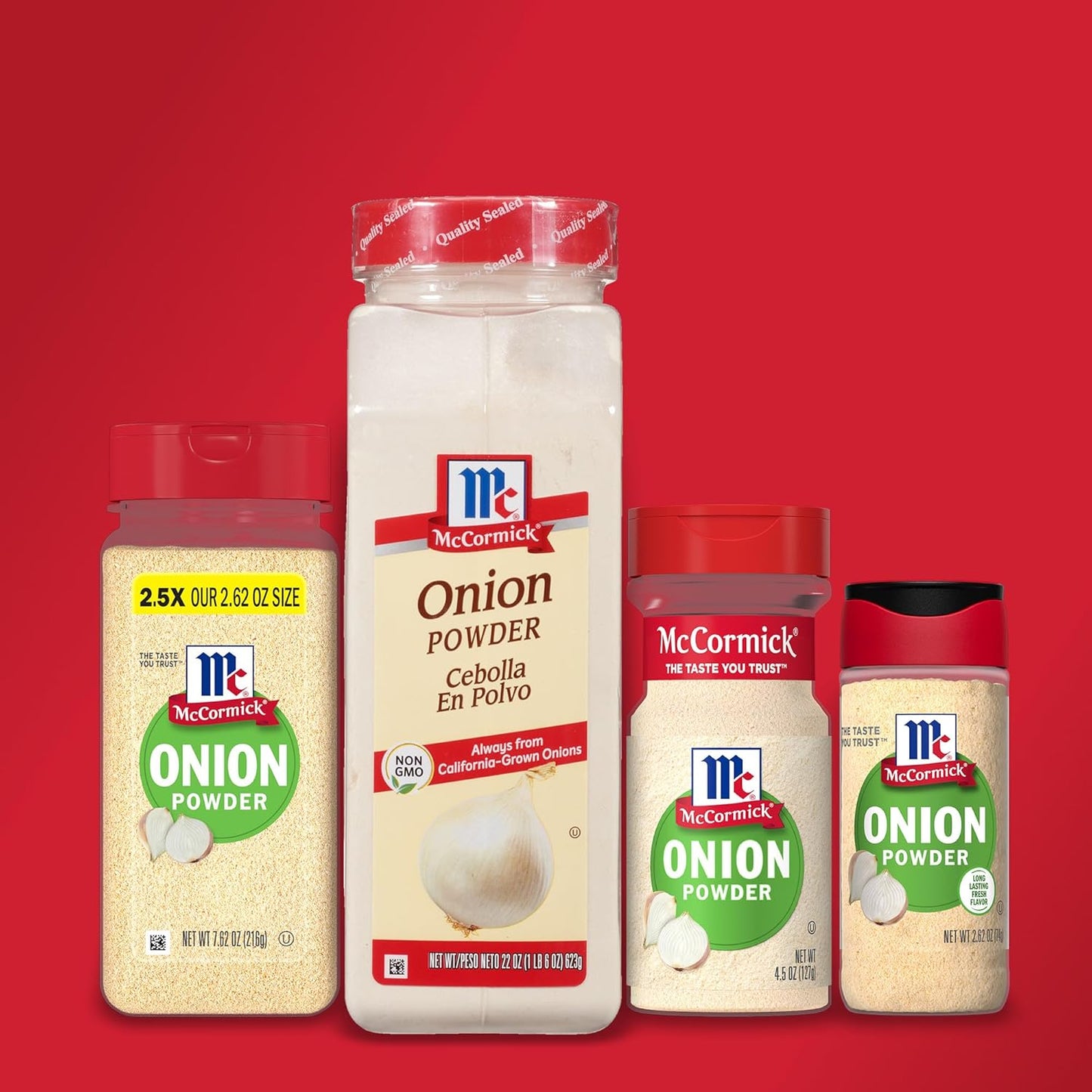 McCormick Onion Powder 7.62 oz – Pure Dehydrated Onion for Clean Eating Routines