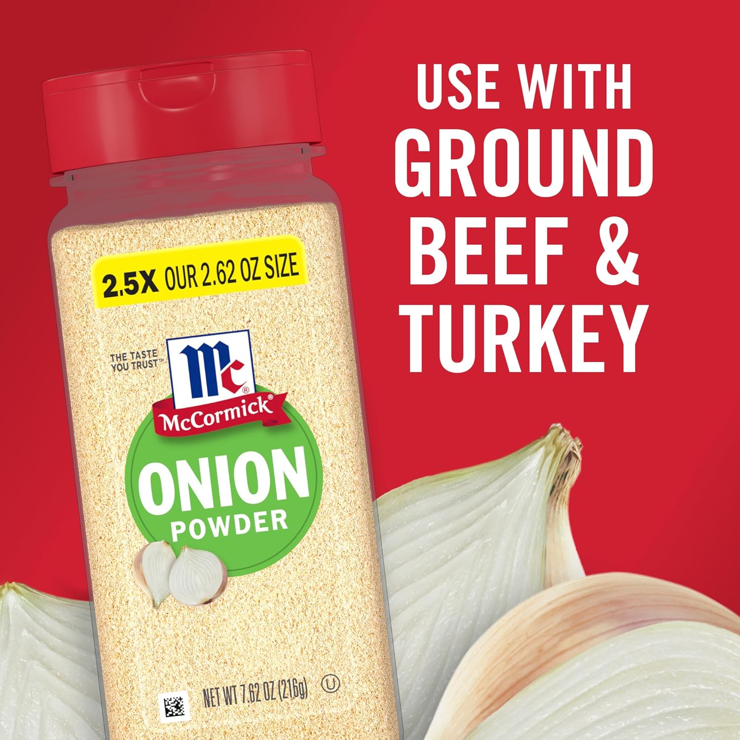 McCormick Onion Powder 7.62 oz – Pure Dehydrated Onion for Clean Eating Routines