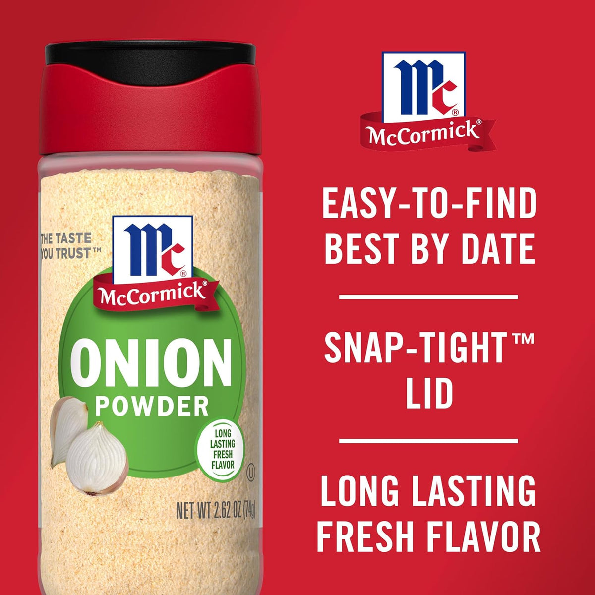 McCormick Onion Powder – No-Peel No-Chop Spice for Efficient Meal Planning