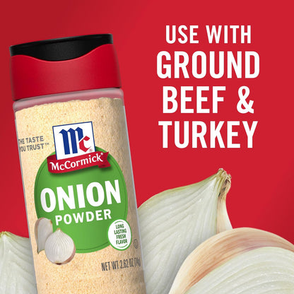 McCormick Onion Powder – No-Peel No-Chop Spice for Efficient Meal Planning