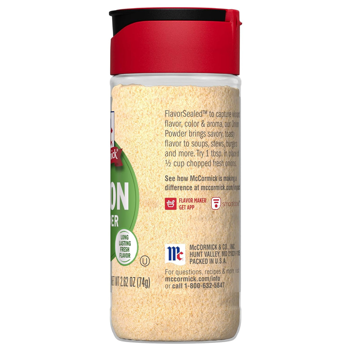 McCormick Onion Powder – No-Peel No-Chop Spice for Efficient Meal Planning