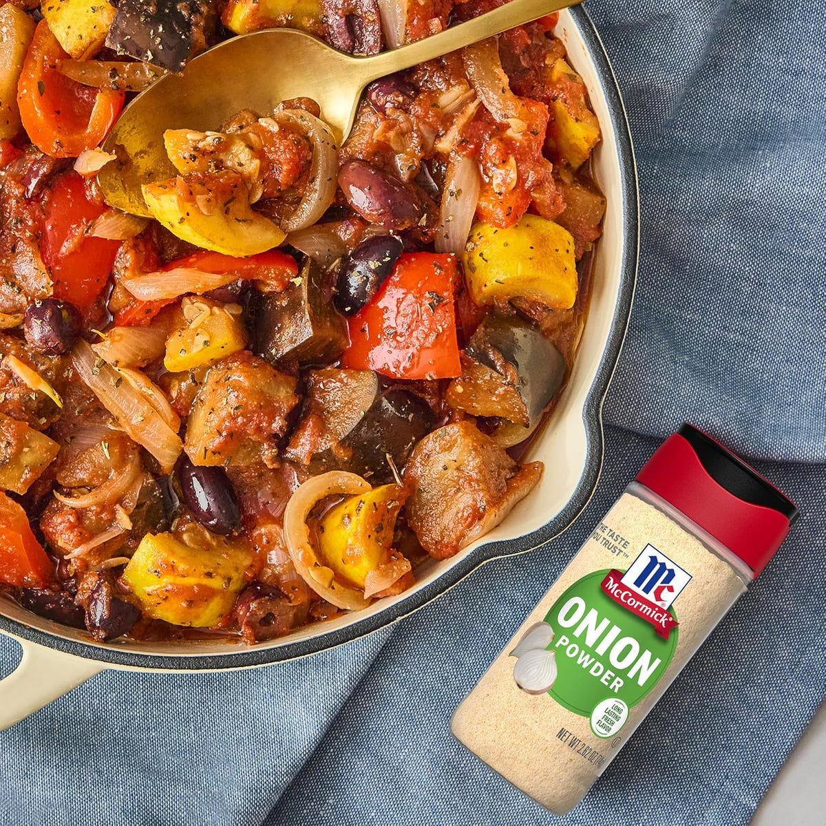 McCormick Onion Powder – No-Peel No-Chop Spice for Efficient Meal Planning