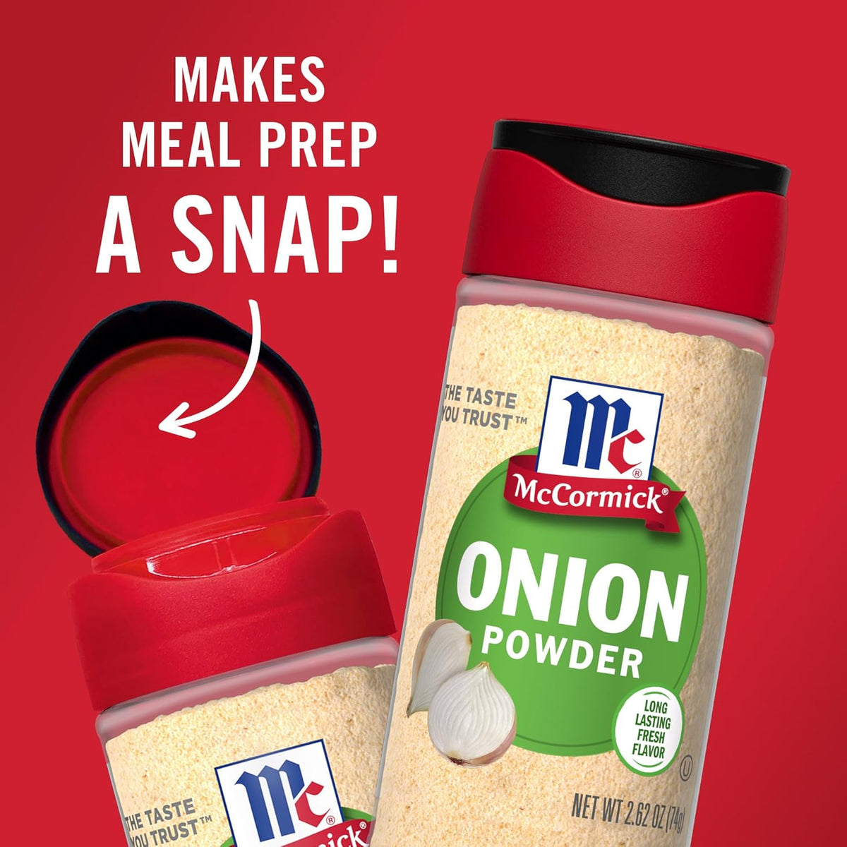 McCormick Onion Powder – No-Peel No-Chop Spice for Efficient Meal Planning