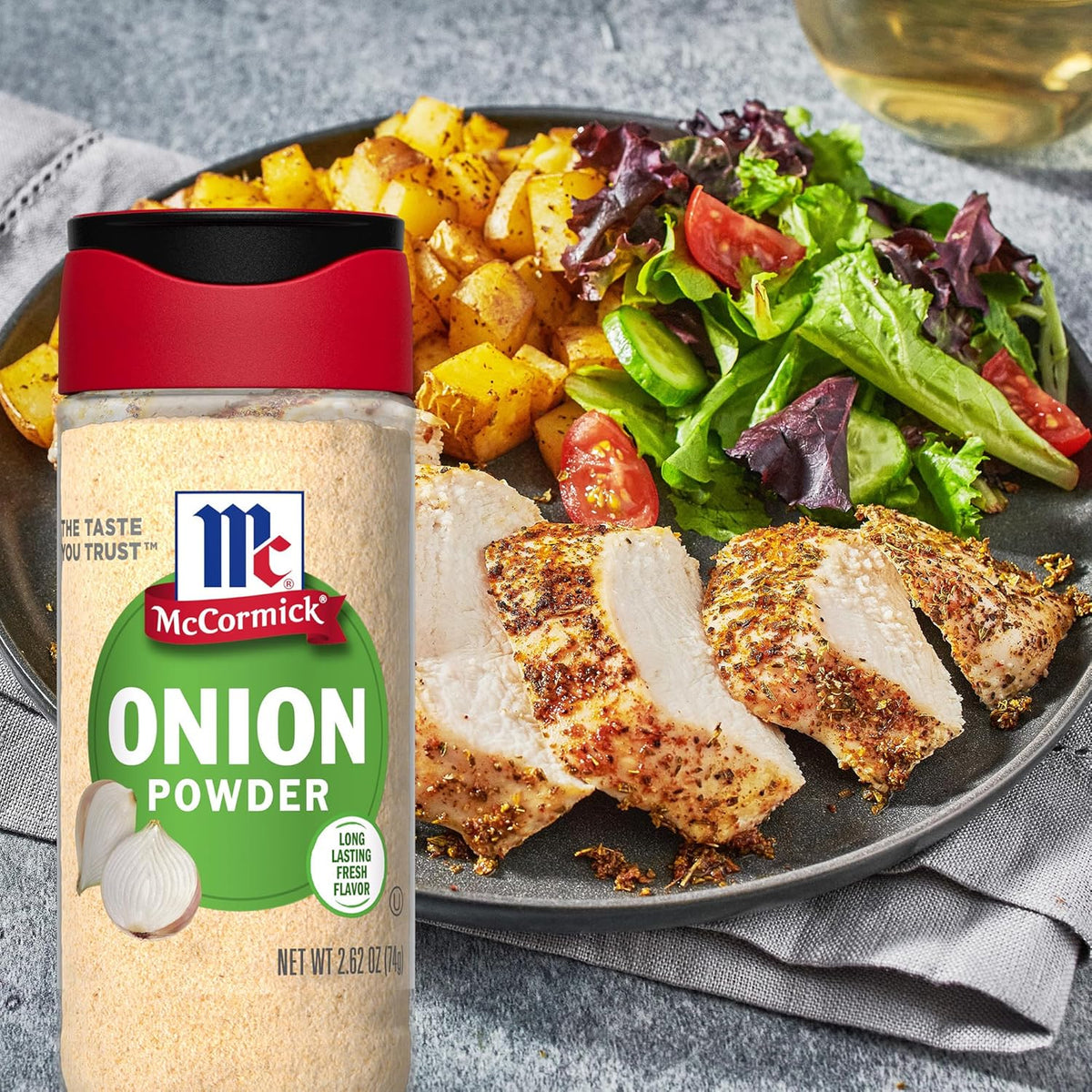 McCormick Onion Powder – No-Peel No-Chop Spice for Efficient Meal Planning