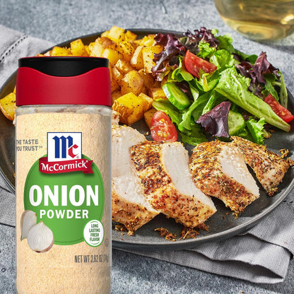 McCormick Onion Powder – No-Peel No-Chop Spice for Efficient Meal Planning