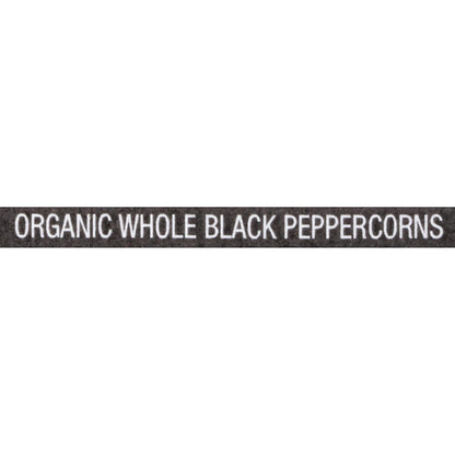 McCormick Organic Whole Black Peppercorns 13.75 oz – Non-GMO Black Pepper for Clean-Eating Wellness Routines