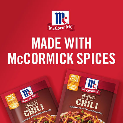 McCormick Original Chili Seasoning Mix for Plant-Based Dinners, Beans-Only Recipe Friendly