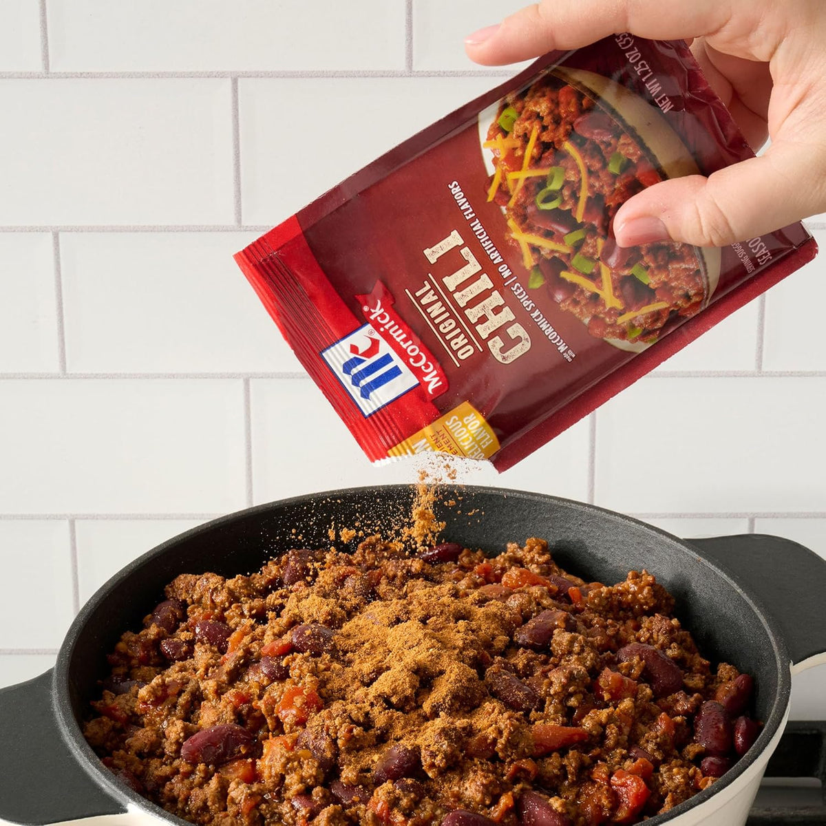McCormick Original Chili Seasoning Mix for Plant-Based Dinners, Beans-Only Recipe Friendly
