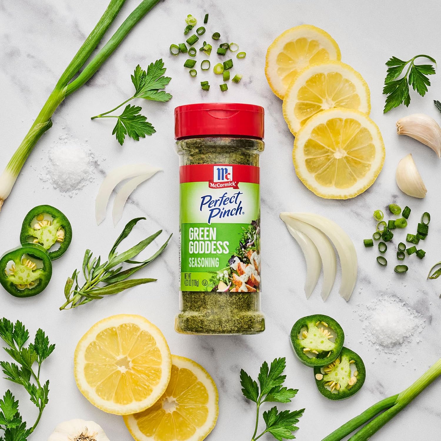McCormick Perfect Pinch Green Goddess – Neutral, Understated Flavor for Intentional Simple Cooking