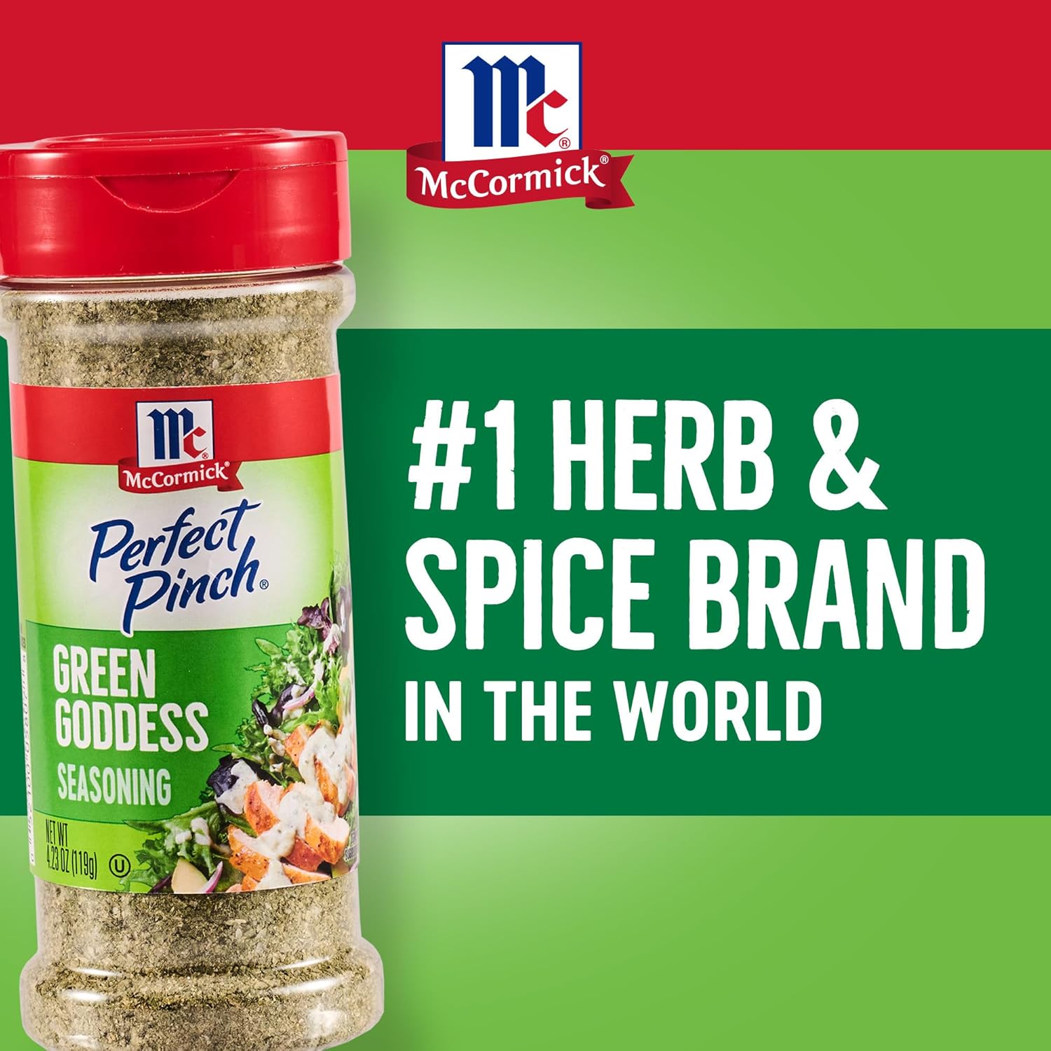 McCormick Perfect Pinch Green Goddess – Neutral, Understated Flavor for Intentional Simple Cooking