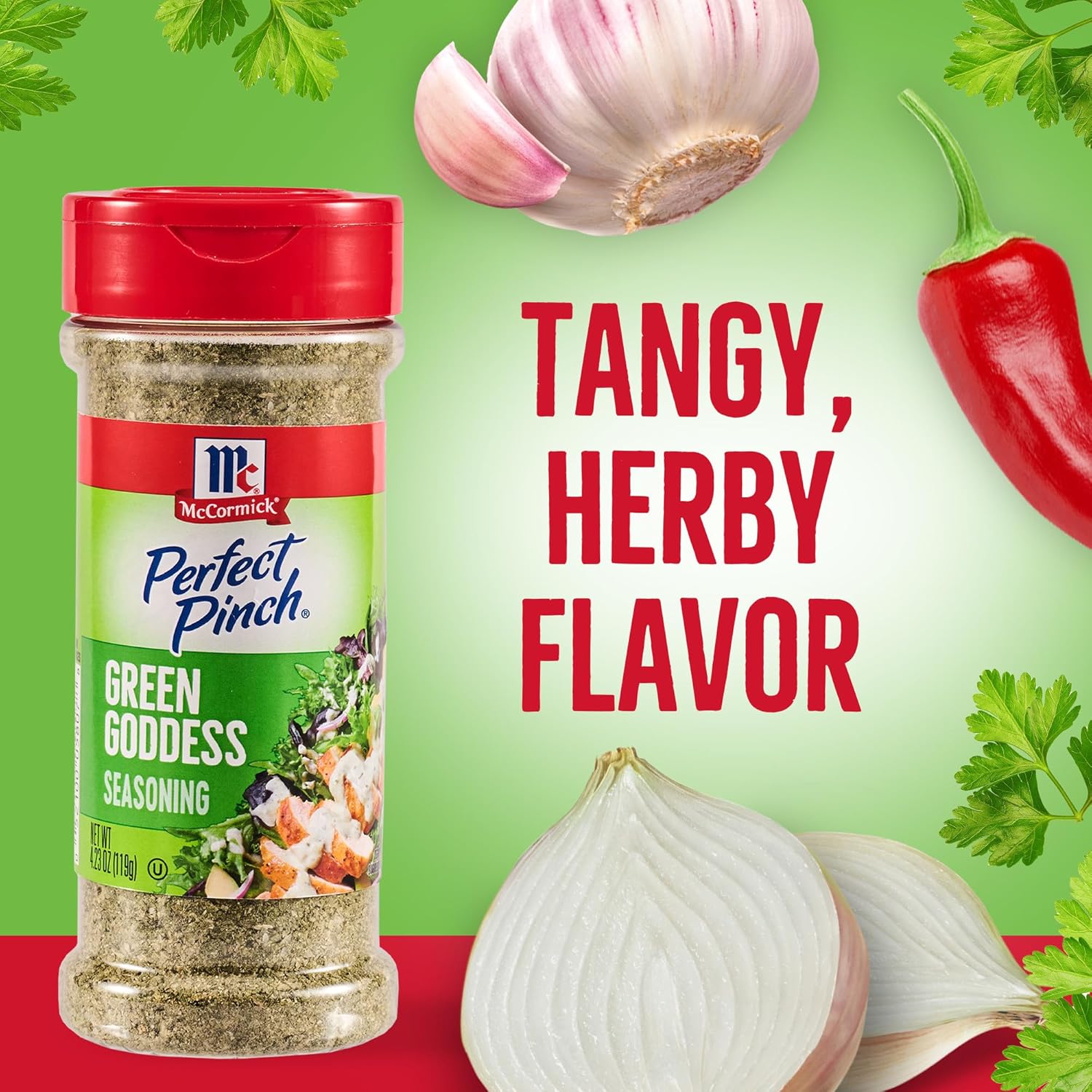 McCormick Perfect Pinch Green Goddess – Neutral, Understated Flavor for Intentional Simple Cooking
