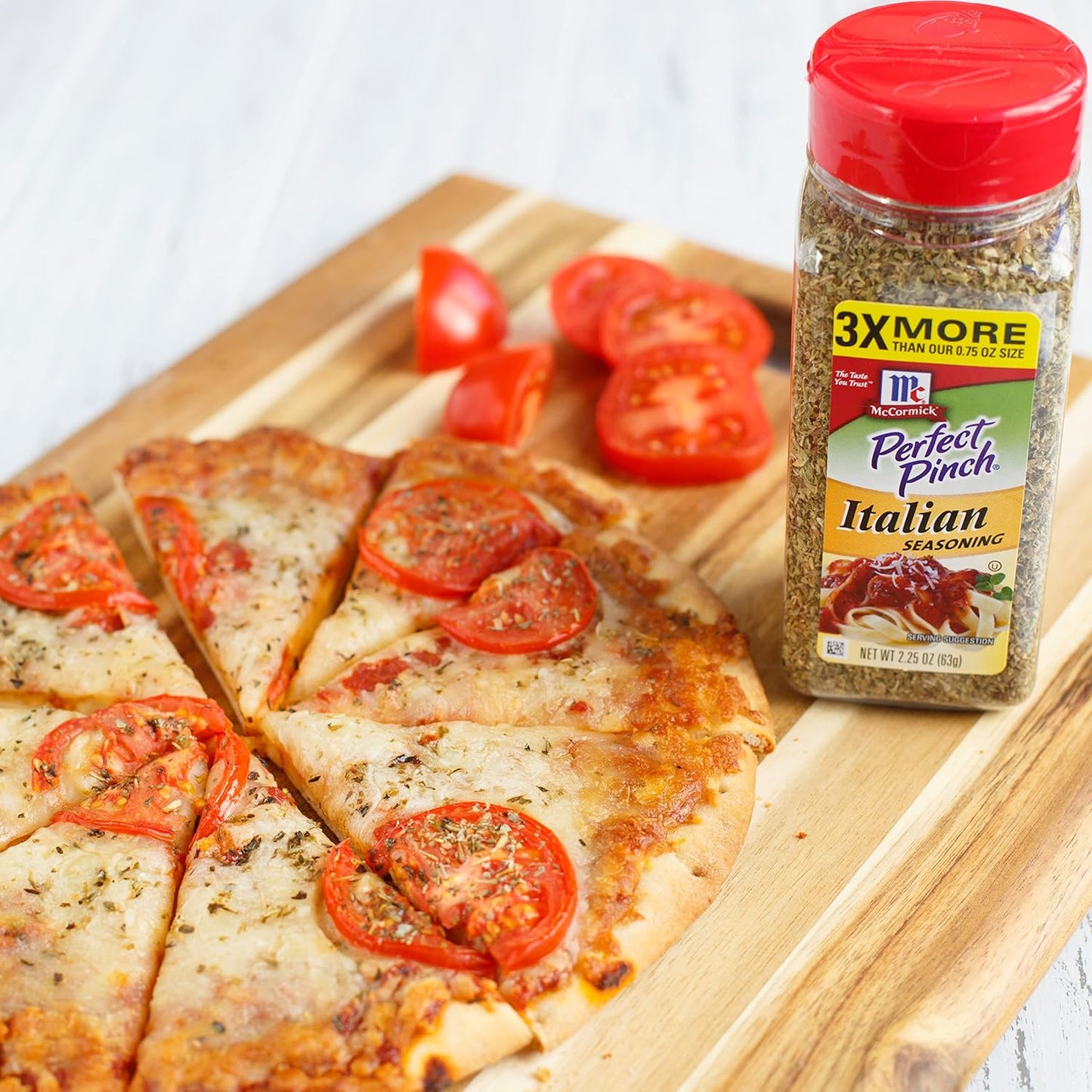 McCormick Perfect Pinch Italian Seasoning 2.25 oz – Pre-Mixed Herbs and Garlic for Effortless Minimalist Cooking