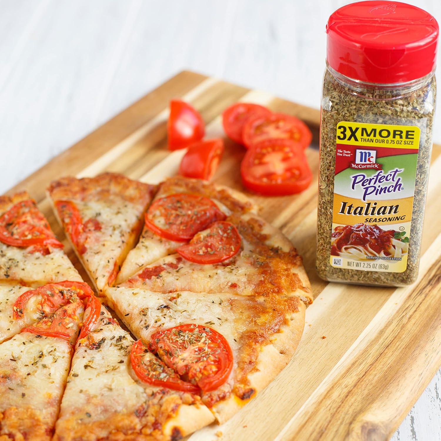McCormick Perfect Pinch Italian Seasoning 2.25 oz – Pre-Mixed Herbs and Garlic for Effortless Minimalist Cooking