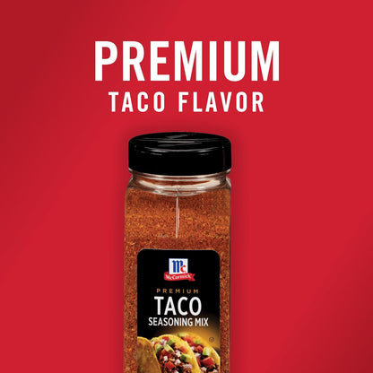 McCormick Premium Taco Seasoning Mix, 24 oz – Child-Friendly Bulk Seasoning for Busy Parent Pantry