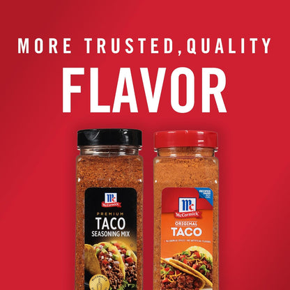McCormick Premium Taco Seasoning Mix, 24 oz – Child-Friendly Bulk Seasoning for Busy Parent Pantry