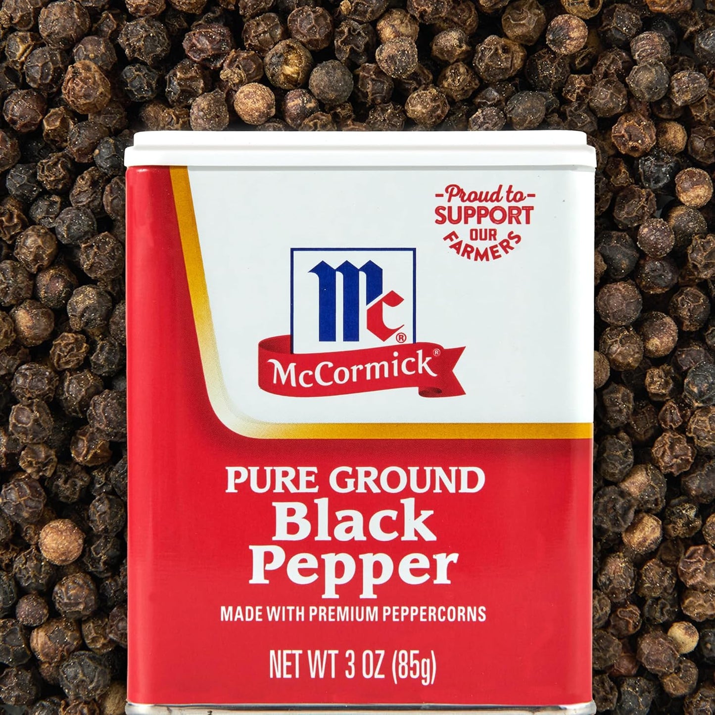 McCormick Pure Ground Black Pepper 3 oz – Clean-Label Staple for Less-Is-More Cooking